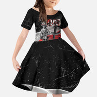 Little Insurrectionist Warsaw Uprising Poland Kid Short Sleeve Dress Honoring 1944 Child Soldiers