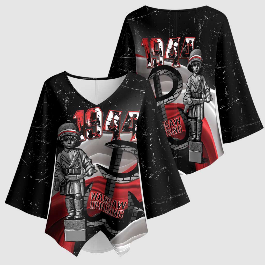 Little Insurrectionist Warsaw Uprising Poland Kimono Sleeve Blouse Honoring 1944 Child Soldiers