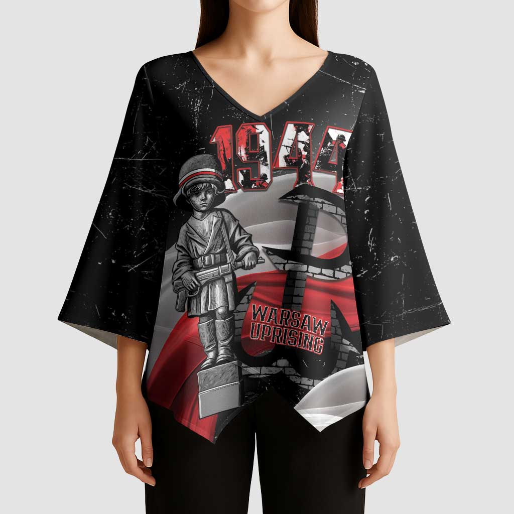 Little Insurrectionist Warsaw Uprising Poland Kimono Sleeve Blouse Honoring 1944 Child Soldiers