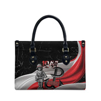 Little Insurrectionist Warsaw Uprising Poland Leather Bag Honoring 1944 Child Soldiers