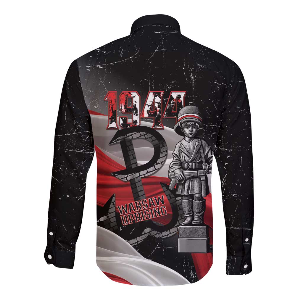Little Insurrectionist Warsaw Uprising Poland Long Sleeve Button Shirt Honoring 1944 Child Soldiers