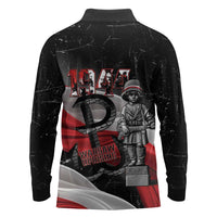 Little Insurrectionist Warsaw Uprising Poland Long Sleeve Polo Shirt Honoring 1944 Child Soldiers