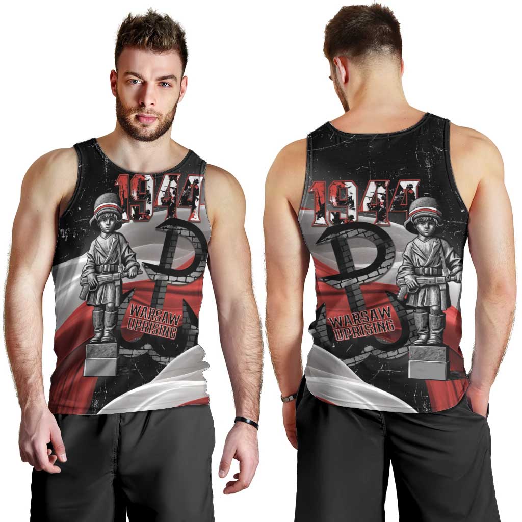 Little Insurrectionist Warsaw Uprising Poland Men Tank Top Honoring 1944 Child Soldiers