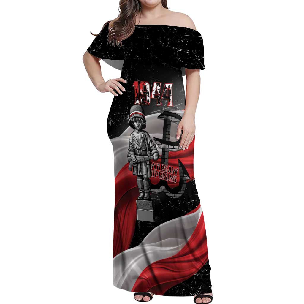 Little Insurrectionist Warsaw Uprising Poland Off Shoulder Maxi Dress Honoring 1944 Child Soldiers