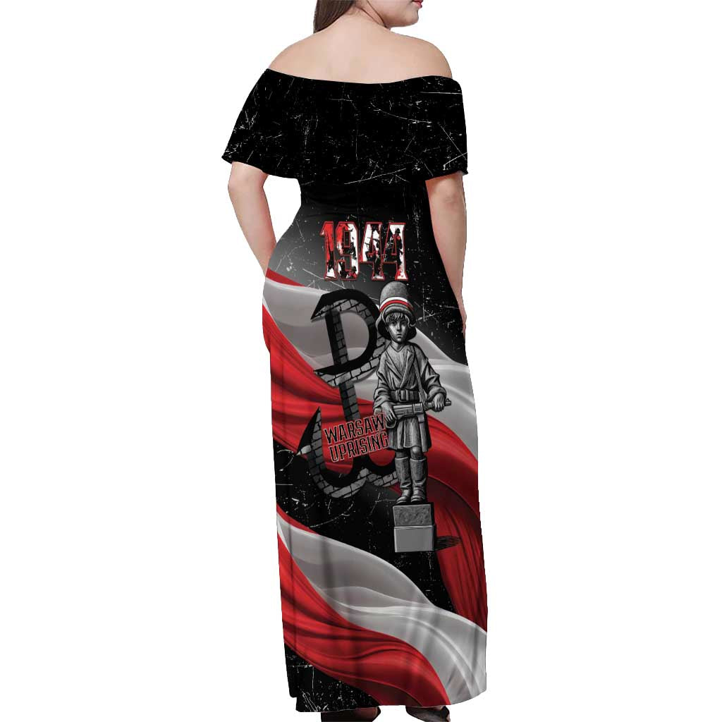 Little Insurrectionist Warsaw Uprising Poland Off Shoulder Maxi Dress Honoring 1944 Child Soldiers