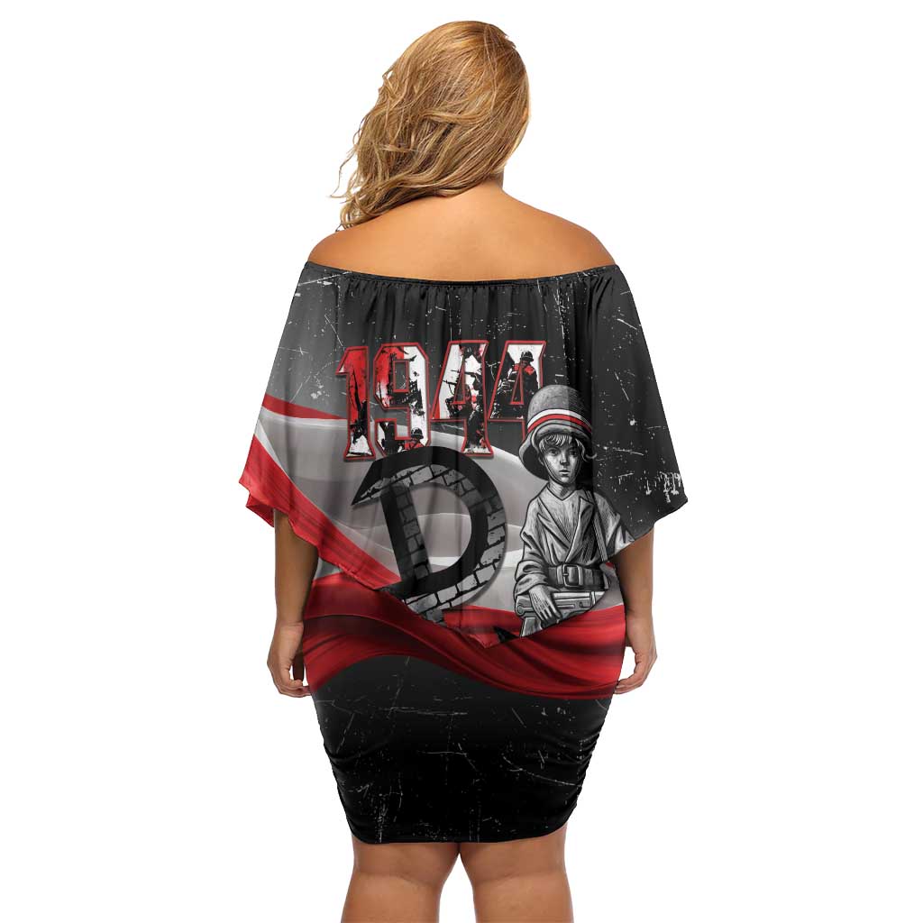 Little Insurrectionist Warsaw Uprising Poland Off Shoulder Short Dress Honoring 1944 Child Soldiers