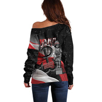 Little Insurrectionist Warsaw Uprising Poland Off Shoulder Sweater Honoring 1944 Child Soldiers