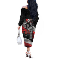 Little Insurrectionist Warsaw Uprising Poland Off The Shoulder Long Sleeve Dress Honoring 1944 Child Soldiers