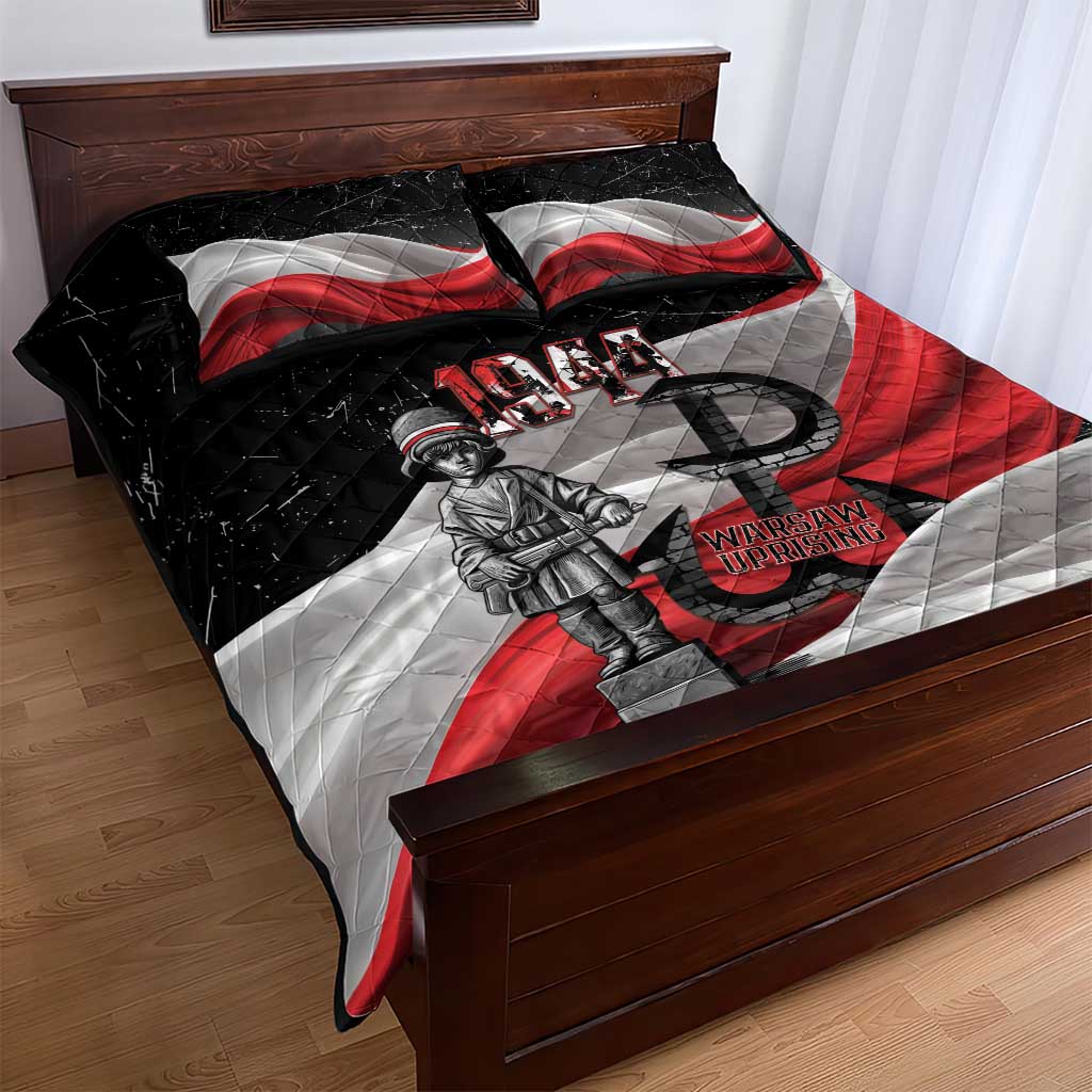 Little Insurrectionist Warsaw Uprising Poland Quilt Bed Set Honoring 1944 Child Soldiers