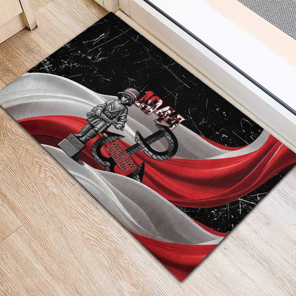 Little Insurrectionist Warsaw Uprising Poland Rubber Doormat Honoring 1944 Child Soldiers