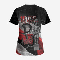 Little Insurrectionist Warsaw Uprising Poland Scrub Top Honoring 1944 Child Soldiers