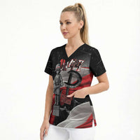 Little Insurrectionist Warsaw Uprising Poland Scrub Top Honoring 1944 Child Soldiers
