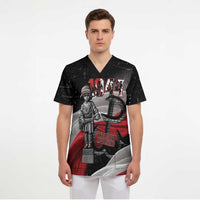 Little Insurrectionist Warsaw Uprising Poland Scrub Top Honoring 1944 Child Soldiers