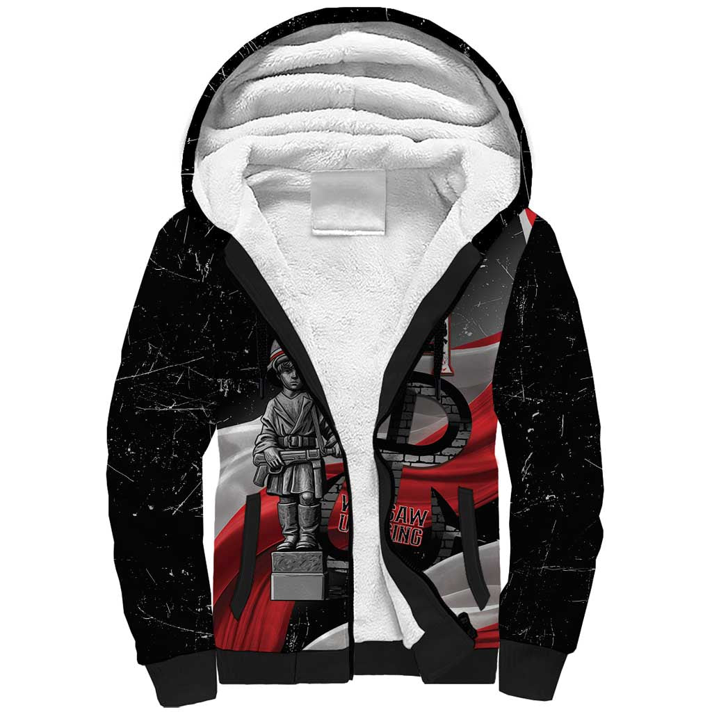 Little Insurrectionist Warsaw Uprising Poland Sherpa Hoodie Honoring 1944 Child Soldiers