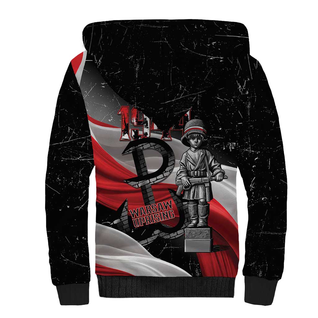 Little Insurrectionist Warsaw Uprising Poland Sherpa Hoodie Honoring 1944 Child Soldiers