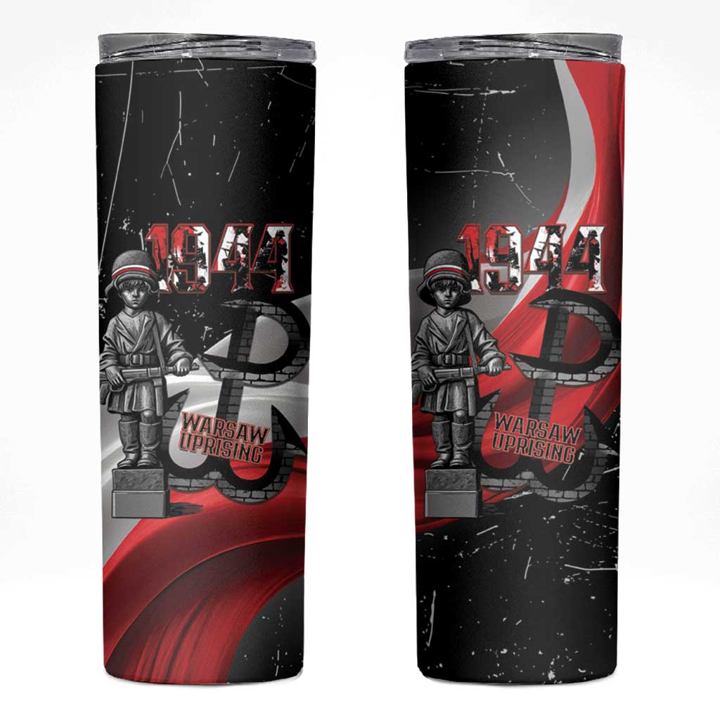 Little Insurrectionist Warsaw Uprising Poland Skinny Tumbler Honoring 1944 Child Soldiers