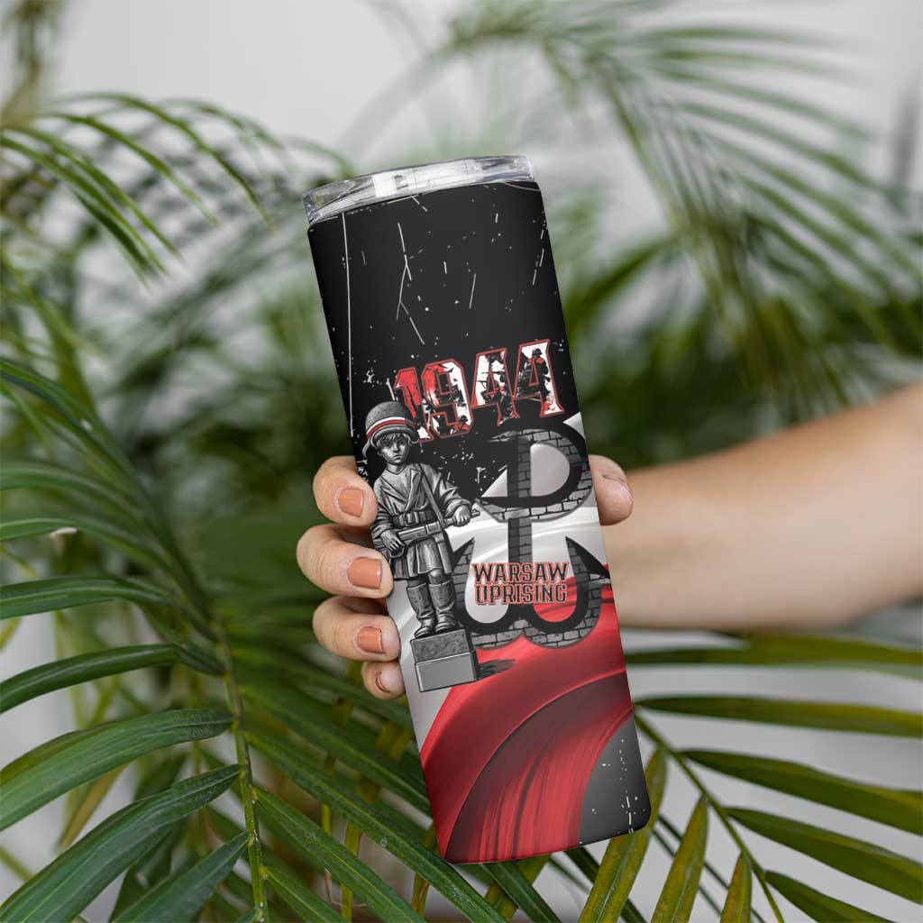 Little Insurrectionist Warsaw Uprising Poland Skinny Tumbler Honoring 1944 Child Soldiers