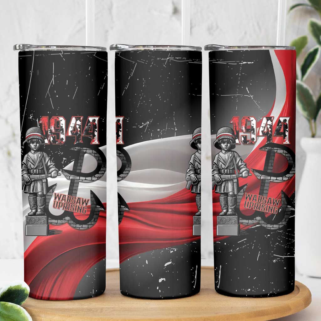 Little Insurrectionist Warsaw Uprising Poland Skinny Tumbler Honoring 1944 Child Soldiers