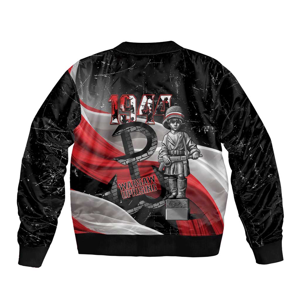 Little Insurrectionist Warsaw Uprising Poland Sleeve Zip Bomber Jacket Honoring 1944 Child Soldiers