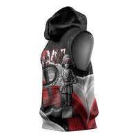 Little Insurrectionist Warsaw Uprising Poland Sleeveless Hoodie Honoring 1944 Child Soldiers