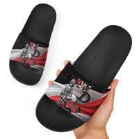 Little Insurrectionist Warsaw Uprising Poland Slide Sandals Honoring 1944 Child Soldiers
