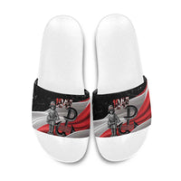 Little Insurrectionist Warsaw Uprising Poland Slide Sandals Honoring 1944 Child Soldiers