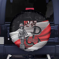 Little Insurrectionist Warsaw Uprising Poland Spare Tire Cover Honoring 1944 Child Soldiers