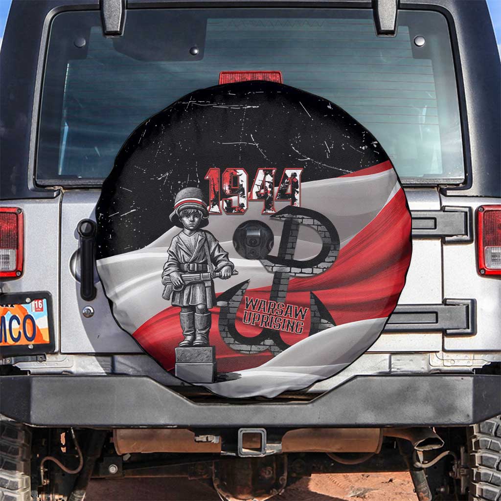 Little Insurrectionist Warsaw Uprising Poland Spare Tire Cover Honoring 1944 Child Soldiers