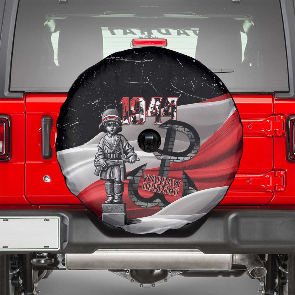 Little Insurrectionist Warsaw Uprising Poland Spare Tire Cover Honoring 1944 Child Soldiers