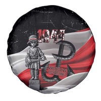 Little Insurrectionist Warsaw Uprising Poland Spare Tire Cover Honoring 1944 Child Soldiers