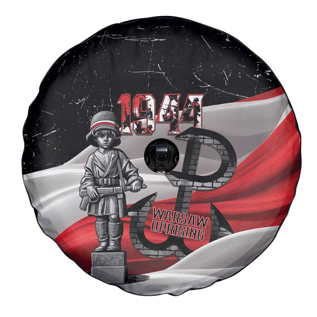 Little Insurrectionist Warsaw Uprising Poland Spare Tire Cover Honoring 1944 Child Soldiers