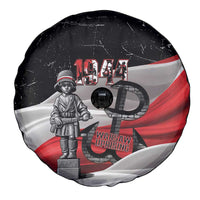 Little Insurrectionist Warsaw Uprising Poland Spare Tire Cover Honoring 1944 Child Soldiers