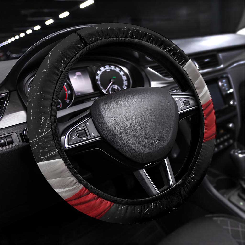 Little Insurrectionist Warsaw Uprising Poland Steering Wheel Cover Honoring 1944 Child Soldiers