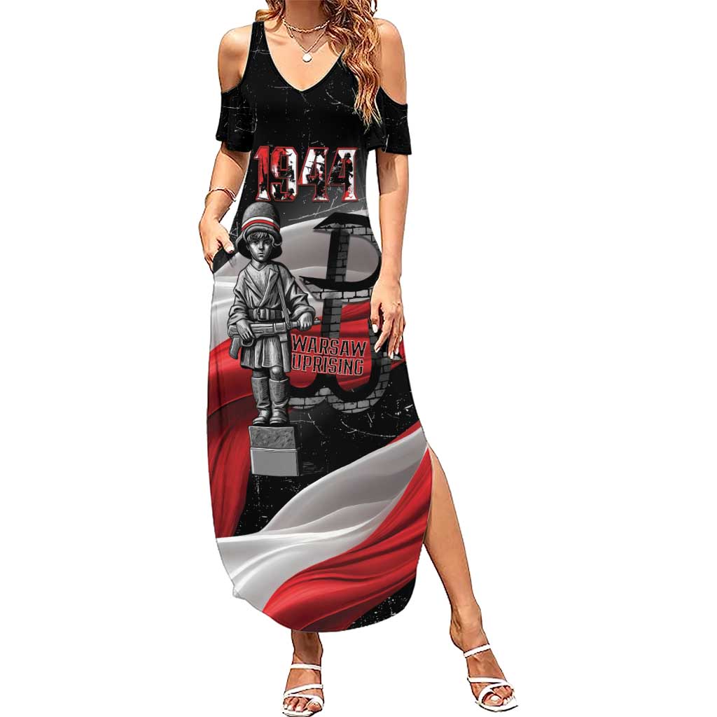 Little Insurrectionist Warsaw Uprising Poland Summer Maxi Dress Honoring 1944 Child Soldiers