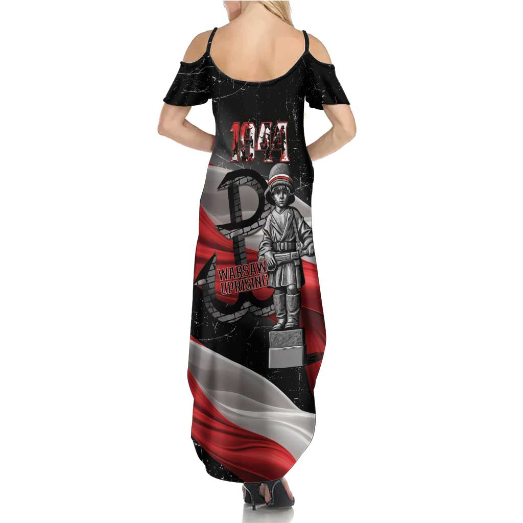 Little Insurrectionist Warsaw Uprising Poland Summer Maxi Dress Honoring 1944 Child Soldiers