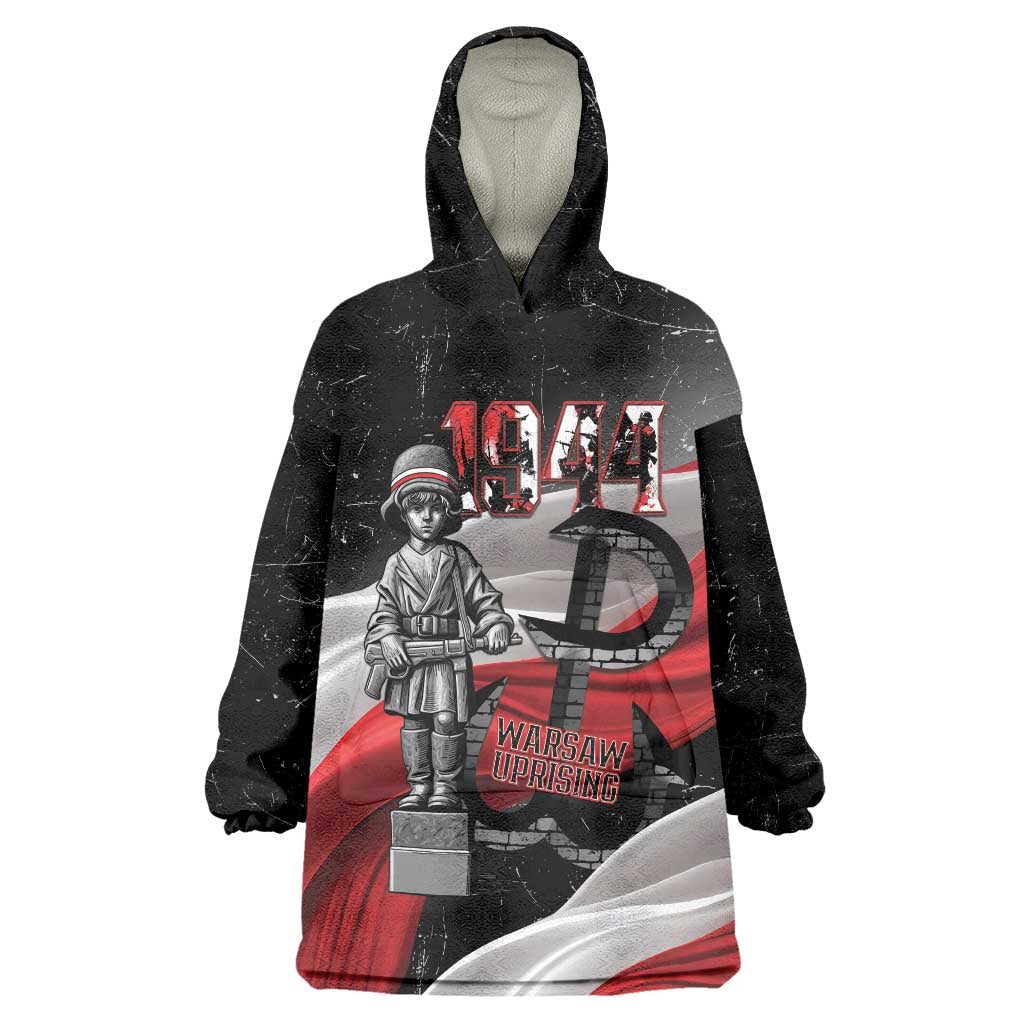 Little Insurrectionist Warsaw Uprising Poland Wearable Blanket Hoodie Honoring 1944 Child Soldiers