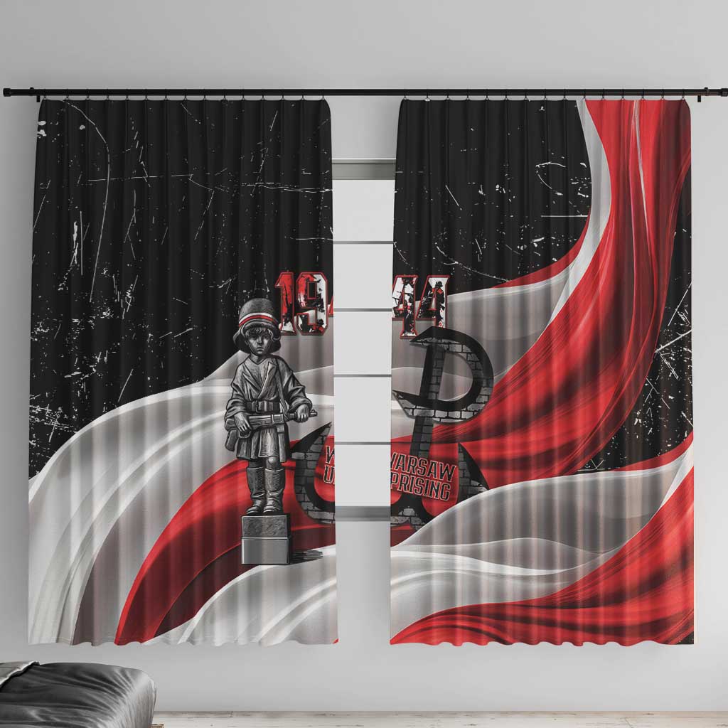 Little Insurrectionist Warsaw Uprising Poland Window Curtain Honoring 1944 Child Soldiers