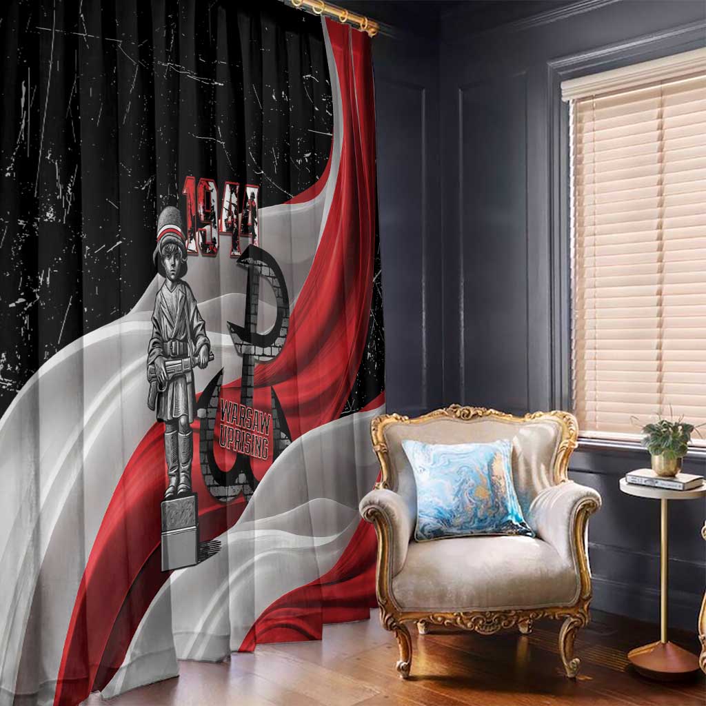 Little Insurrectionist Warsaw Uprising Poland Window Curtain Honoring 1944 Child Soldiers