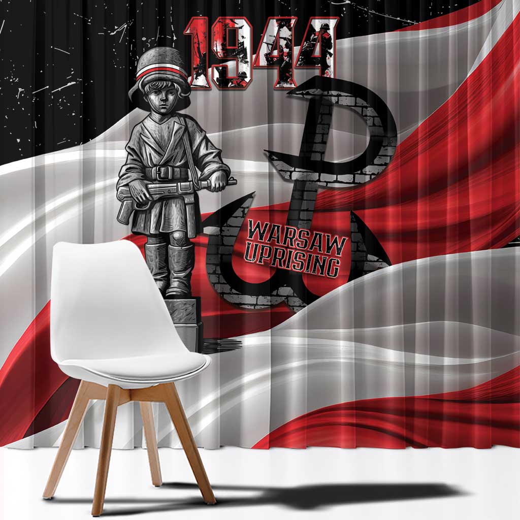 Little Insurrectionist Warsaw Uprising Poland Window Curtain Honoring 1944 Child Soldiers