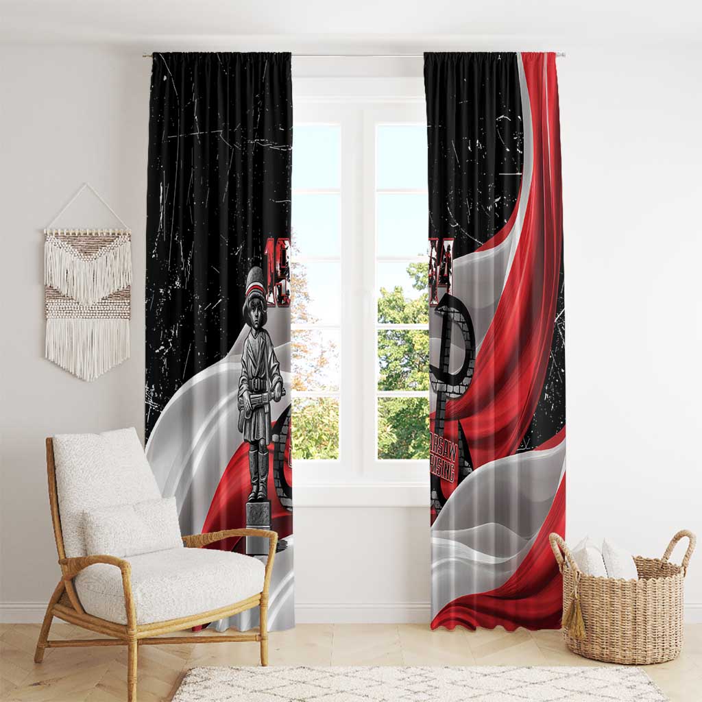 Little Insurrectionist Warsaw Uprising Poland Window Curtain Honoring 1944 Child Soldiers