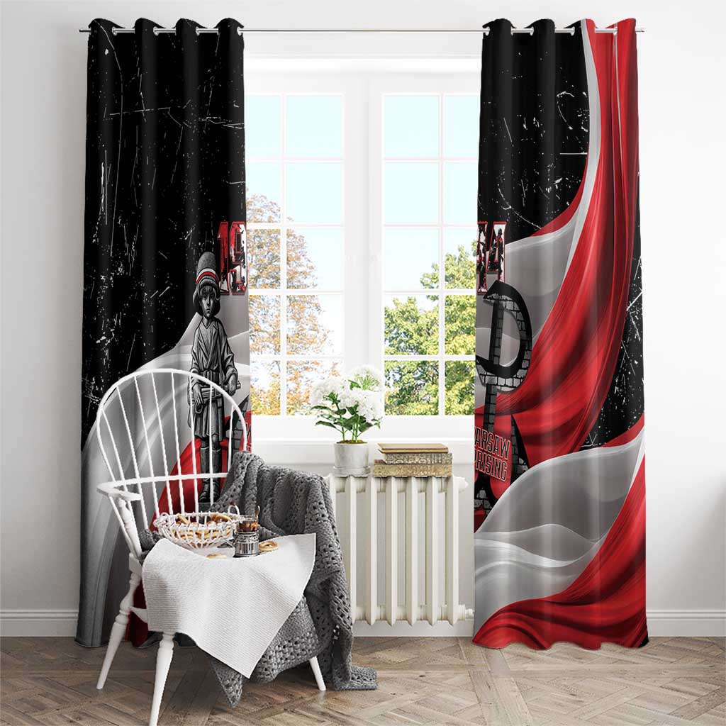 Little Insurrectionist Warsaw Uprising Poland Window Curtain Honoring 1944 Child Soldiers