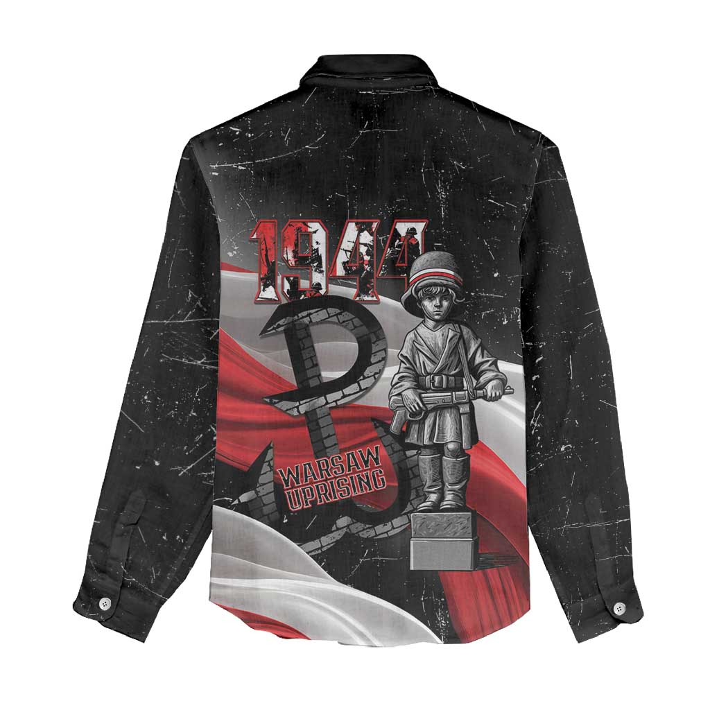 Little Insurrectionist Warsaw Uprising Poland Women Casual Shirt Honoring 1944 Child Soldiers