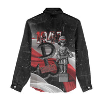 Little Insurrectionist Warsaw Uprising Poland Women Casual Shirt Honoring 1944 Child Soldiers