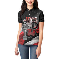 Little Insurrectionist Warsaw Uprising Poland Women Polo Shirt Honoring 1944 Child Soldiers
