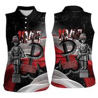 Little Insurrectionist Warsaw Uprising Poland Women Sleeveless Polo Shirt Honoring 1944 Child Soldiers