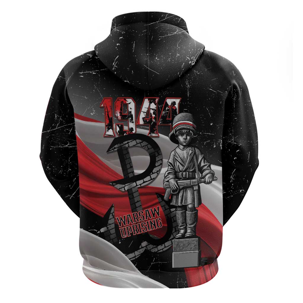 Little Insurrectionist Warsaw Uprising Poland Zip Hoodie Honoring 1944 Child Soldiers