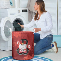 Home Army Poland Laundry Basket Armia Krajowa Kotwica Grunge Style
