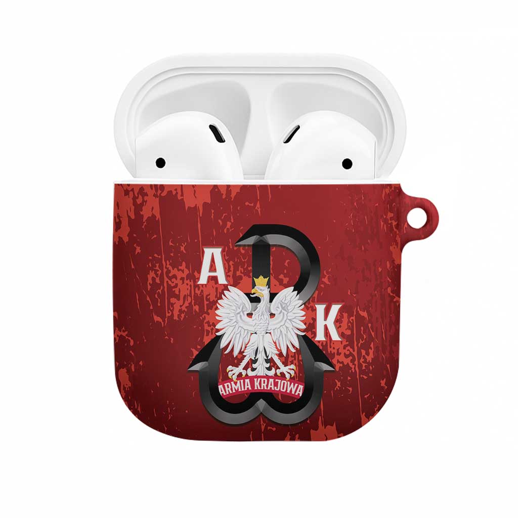 Home Army Poland AirPods Case Armia Krajowa Kotwica Grunge Style
