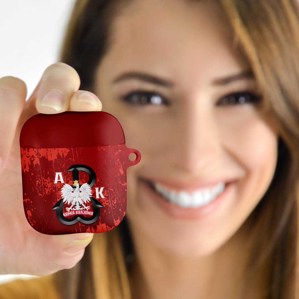 Home Army Poland AirPods Case Armia Krajowa Kotwica Grunge Style