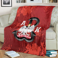 Home Army Poland Blanket Armia Krajowa Kotwica Grunge Style